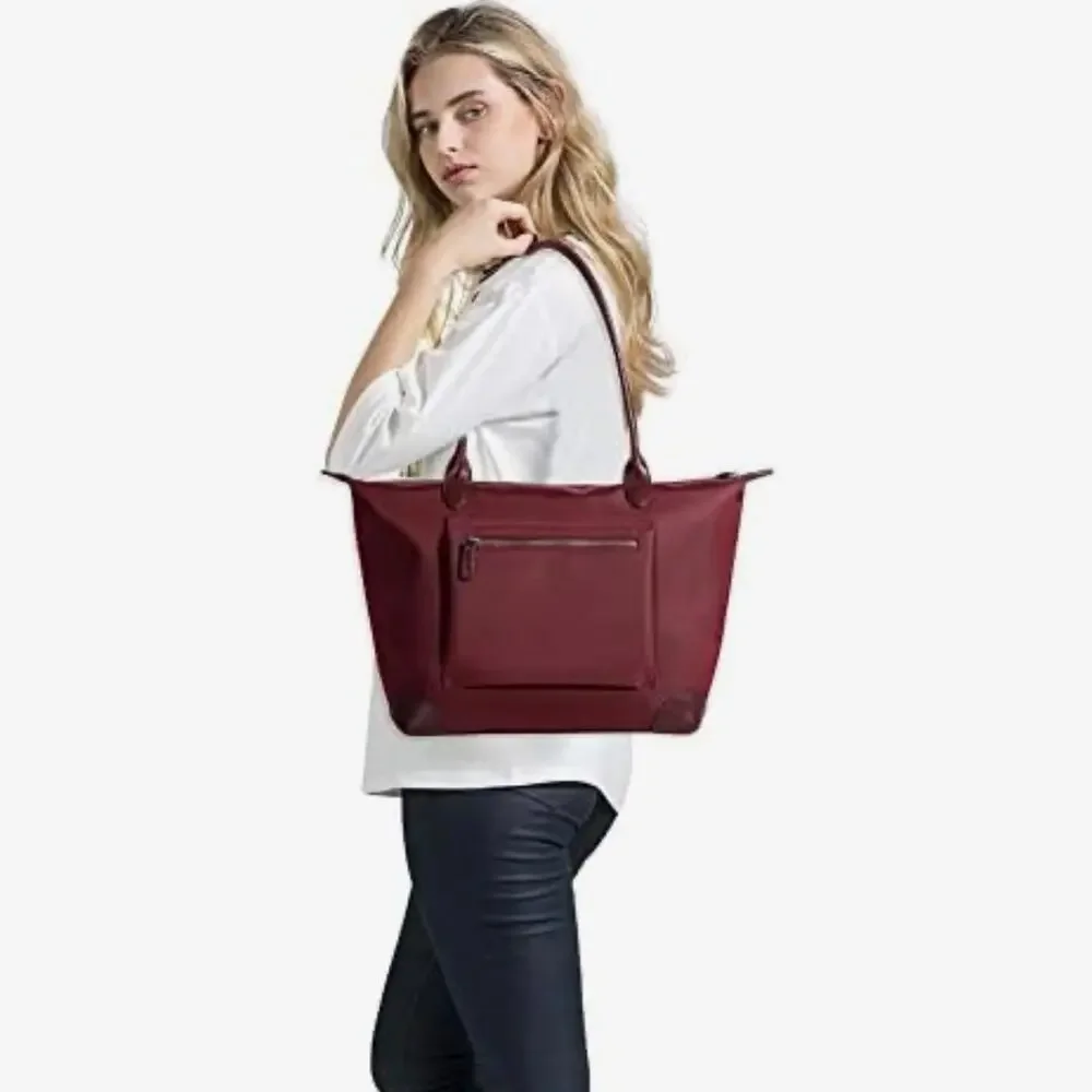 Doris&Jacky Women’s tote bag Wine Red NWOT